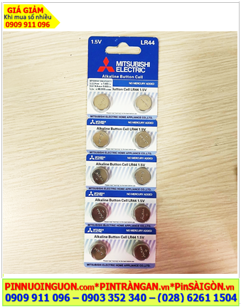 COMBO 01Vỉ 10viên Pin cúc áo 1.5v alkaline Mitsubishi LR41 _Giá chỉ 45.000/ Vỉ 10viên